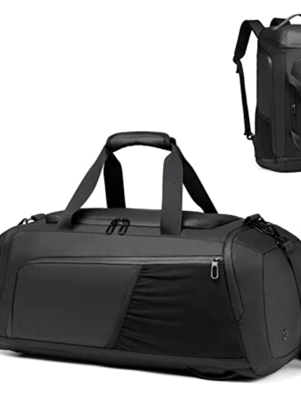 Unisex Convertible Gym Duffle Bag Weekender Overnight Luggage Backpack 40L
